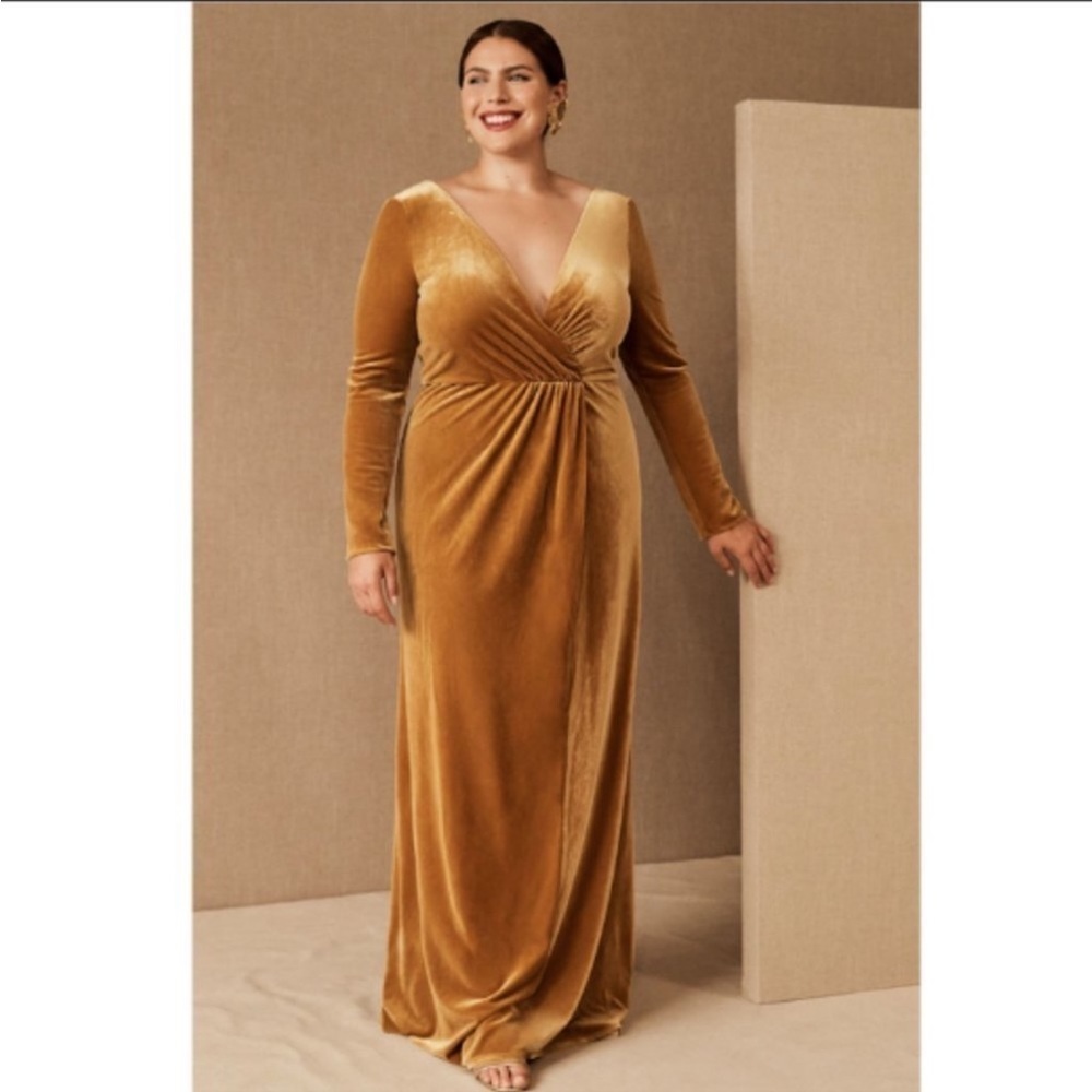 NWT BHLDN Jenny Yoo Ryland Velvet Maxi Dress 14